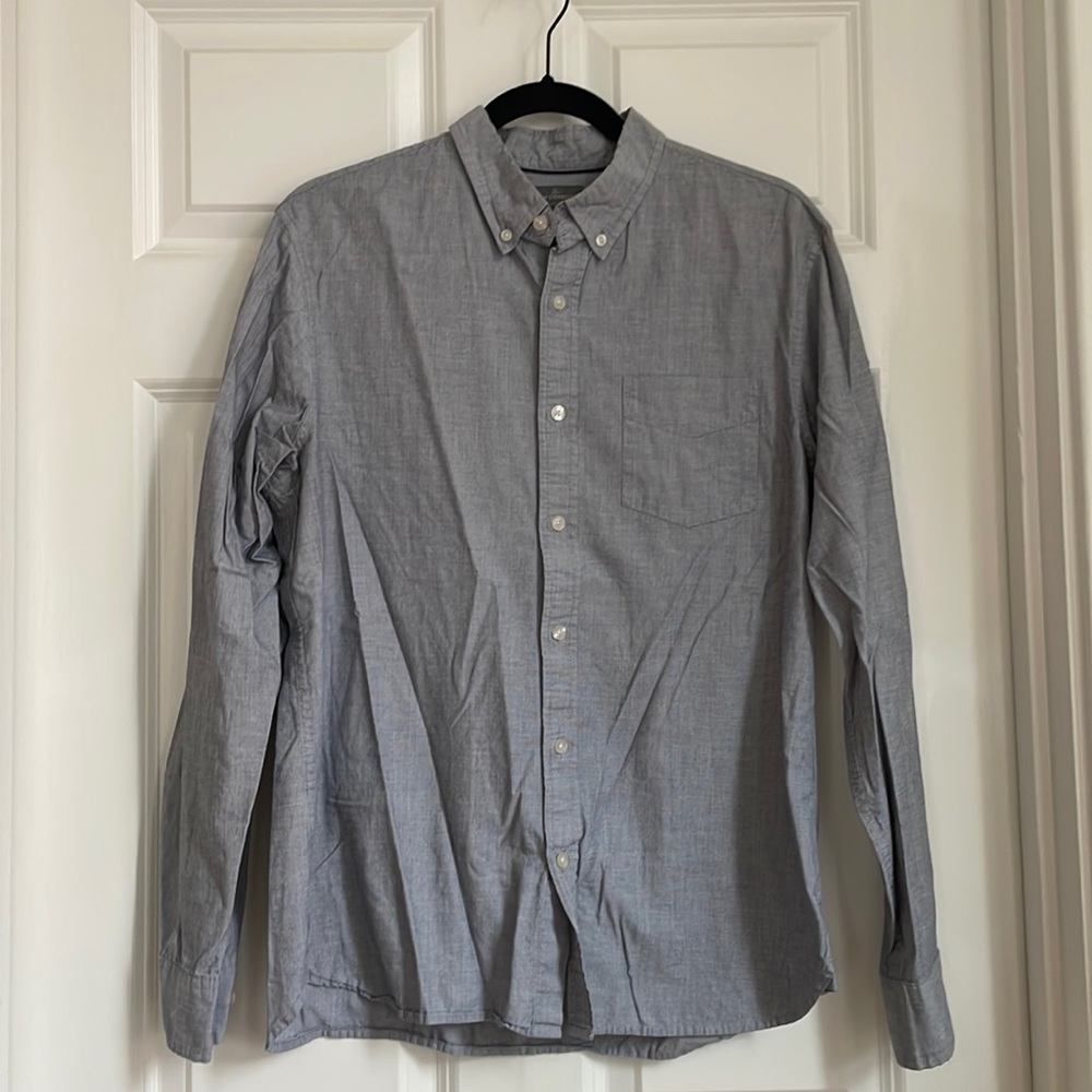 LL Bean Blue Oxford